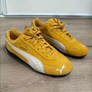 Puma Mustard Suede Sneakers Size 39 / Women’s 8-1/2